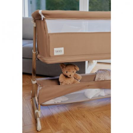 Patut co-sleeper, Lionelo, Thomi Plus, 5 in 1, Multifunctional, Sustine pana la 9 kg ca patut, 15 kg tarc de joaca, 100 kg canapea, Inaltime reglabila in 7 pozitii, De la nastere pana la 4 ani, Cu 2 s [47]