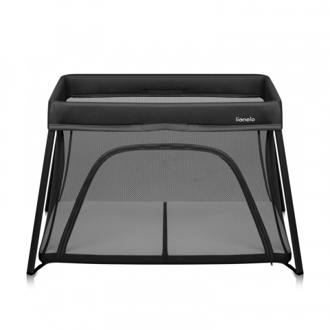 Patut multifunctional, Lionelo, Alice, 3 in 1, 2 trepte de inaltime pentru saltea, Pliabil, Material rezistent Oxford 300D, Cu iesire laterala, Geanta de transport, Pana 15 kg, 0 luni+, 104×70×74 cm,  [7]