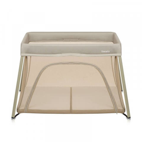 Patut multifunctional, Lionelo, Alice, 3 in 1, 2 trepte de inaltime pentru saltea, Pliabil, Material rezistent Oxford 300D, Cu iesire laterala, Geanta de transport, Pana 15 kg, 0 luni+, 104×70×74 cm,  [7]