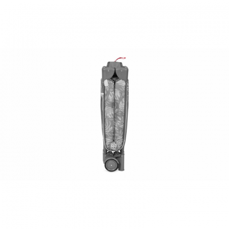 Patut pliant, Lionelo, Flower, Cu doua nivele, Cu arcada, Geanta transport, Masuta de infasat, Bara cu jucarii, Fereastra laterala, 120x60 cm, Conform cu standardele europeane de securitate EN 716 si  [18]