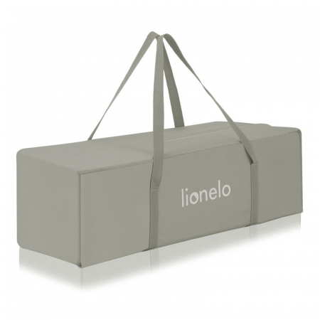 Patut pliant, Lionelo, Flower, Cu doua nivele, Cu arcada, Geanta transport, Masuta de infasat, Bara cu jucarii, Fereastra laterala, 120x60 cm, Conform cu standardele europeane de securitate EN 716 si  [19]