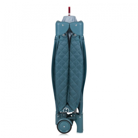 Patut pliant, Lionelo, Flower, Cu doua nivele, Cu arcada, Geanta transport, Masuta de infasat, Bara cu jucarii, Fereastra laterala, 120x60 cm, Conform cu standardele europeane de securitate EN 716 si  [12]