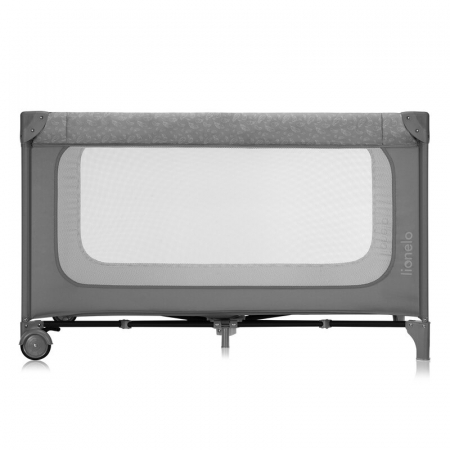 Patut pliant, Lionelo, Jasmin Easy Fold, Pana la 15 kg, Usor de pliat, Cu doua nivele, Cu saltea ergonomica T25, Cu intrare laterala cu fermoar, 2 roti cu frana, 123 x 67 cm, Conform cu EN 716, 0-36 l [4]