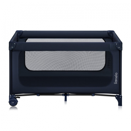 Patut pliant, Lionelo, Jasmin Easy Fold, Pana la 15 kg, Usor de pliat, Cu doua nivele, Cu saltea ergonomica T25, Cu intrare laterala cu fermoar, 2 roti cu frana, 123 x 67 cm, Conform cu EN 716, 0-36 l [5]