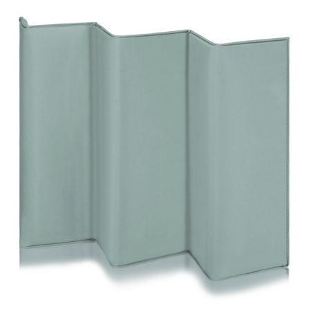 Patut pliant, Lionelo, Laura, 102 x 74 cm, Cu doua nivele, Functie de tarc, Cu roti, Include salteluta si geanta de transport, Pereti din plasa, Deschidere laterala, Pana la 15 kg, 0 luni +, Verde [20]