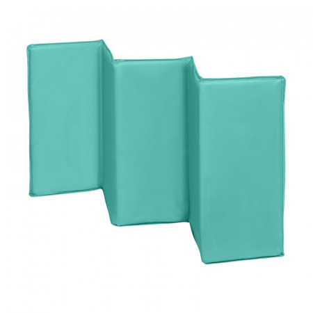 Patut pliant, Lionelo, Sven Plus, 120x60 cm, Cu doua nivele, Cu arcada jucarii, masuta de infasat, vibratii, melodii, conform cu standardele europeane de securitate EN716 si EN12221, Turcoaz/Gri [11]