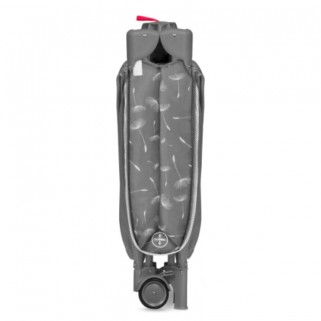 Patut pliant, Lionelo, Sven Plus, 120x60 cm, Cu doua nivele, Cu arcada jucarii, masuta de infasat, vibratii, melodii, conform cu standardele europeane de securitate EN716 si EN12221, Grey [20]
