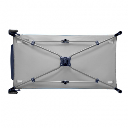 Patut pliant, Lionelo, Sven Plus, 120x60 cm, Cu doua nivele, Cu arcada jucarii, masuta de infasat, vibratii, melodii, conform cu standardele europeane de securitate EN716 si EN12221, Blue Navy [17]