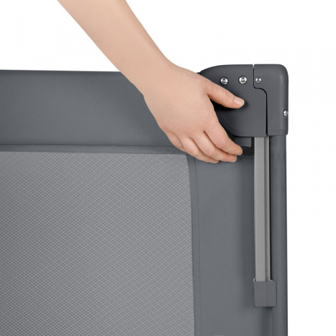Patut pliant multifunctional, Lionelo, Ellen, Cu laterala culisanta, Nivel suplimentar, Intrare laterala cu fermoar, 2 roti, Saltea pliabila si geanta de transport incluse, 0- 36 luni, Pana la 15 kg,  [14]