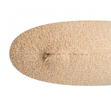 Perna alaptare, New Baby, Teddy, Bumbac+tesatura teddy, 100% antialergic, Husa detasabila, 60x45x18 cm, 0 luni+, Beige [2]