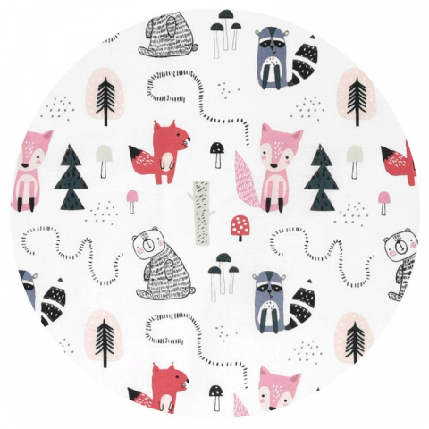 Perna bebelus, MimiNu, Profilata, Cu doua fete, Cu functie anti-soc, Pufoasa, Din catifea si bumbac, 23x26 cm, Materiale certificate Oeko Tex Standard 100, Velvet Fox [2]