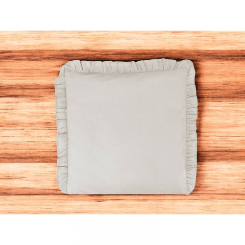 Perna clasica de dormit, MimiNu, Cu husa detasabila cu fermoar, Din bumbac certificat Oeko Tex Standard 100, 40x40 cm, Colectia Royal, Beige [1]