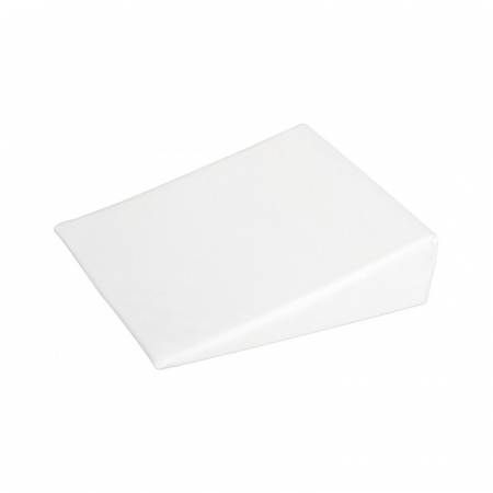 Mobilier si Lenjerie - Perna inclinata, Bubaba, Antireflux, Cu husa din bumbac, 60 x 37 x 1,5-10 cm, Alba