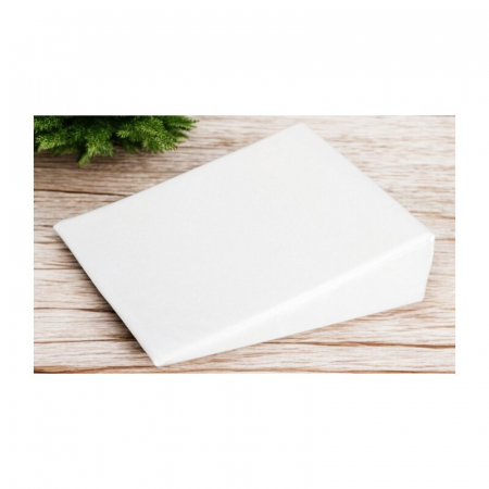 Perna inclinata, Bubaba, Antireflux, Cu husa din bumbac, 60 x 37 x 1,5-10 cm, Alba [1]