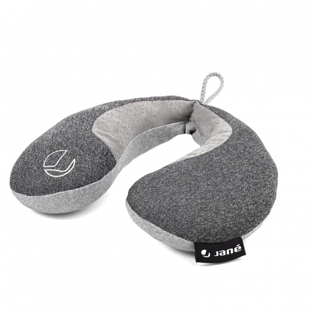 Mobilier si Lenjerie - Perna pentru gat copii, Jane, Pentru calatorii, 16.5 x 6 x 9 cm, 0 - 18 luni, Jet Black