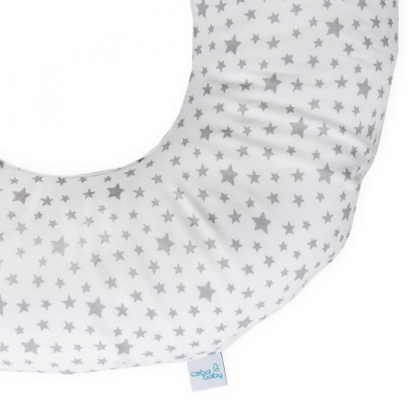 Perna postpartum, Ceba Baby, Amelioreaza durerile dupa nastere, Umpluta cu bile EPS, Bumbac, 45x45x10 cm, [3]