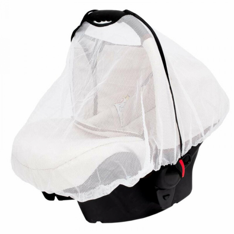 Transport si Relaxare - Plasa impotriva tantarilor, New Baby, Pentru scoica, 55 × 75 cm, Alba