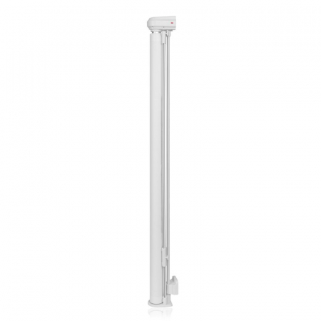 Poarta de siguranta, Lionelo, Thea, Textila, Ofera vizibilitate, Retractabila, Mecanism dublu de blocare, Montaj universal, 80x140 cm, Conform cu standardul european de securitate EN1930, Alb [4]
