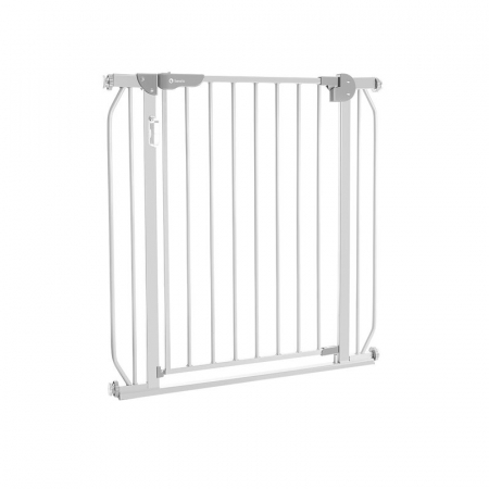 Poarta de siguranta, Lionelo, Truus Slim Led, Cu suruburi, Cu lumina Led cu senzor, 105 cm, Conform cu standardul european de securitate EN1930, Gri [3]