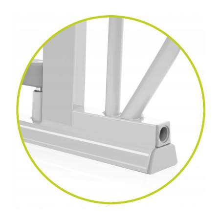 Poarta de siguranta, Lionelo, Truus Slim Led, Cu suruburi, Cu lumina Led cu senzor, 105 cm, Conform cu standardul european de securitate EN1930, Gri [13]