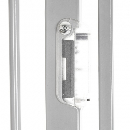 Poarta de siguranta, Lionelo, Truus Slim Led, Cu suruburi, Cu lumina Led cu senzor, 105 cm, Conform cu standardul european de securitate EN1930, Gri [8]