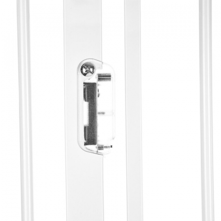Poarta de siguranta, Lionelo, Truus Slim Led, Prin presiune, Cu lumina Led cu senzor, 105 cm, Conform cu standardul european de securitate EN1930, Alb [6]