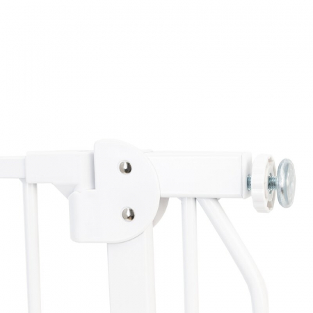 Poarta de siguranta, Lionelo, Truus Slim Led, Prin presiune, Cu lumina Led cu senzor, 105 cm, Conform cu standardul european de securitate EN1930, Alb [8]