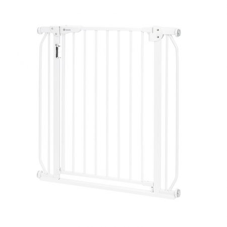 Poarta de siguranta, Lionelo, Truus Slim Led, Prin presiune, Cu lumina Led cu senzor, 105 cm, Conform cu standardul european de securitate EN1930, Alb [4]