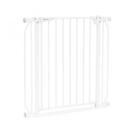 Poarta de siguranta, Lionelo, Truus Slim, Prin presiune, 105 cm, Conform cu standardul europeane de securitate EN1930, Alb [3]