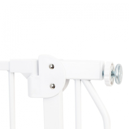 Poarta de siguranta, Lionelo, Truus Slim, Prin presiune, 105 cm, Conform cu standardul europeane de securitate EN1930, Alb [9]