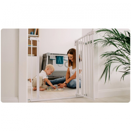 Poarta de siguranta, Lionelo, Truus Slim, Prin presiune, 105 cm, Conform cu standardul europeane de securitate EN1930, Negru Onyx [9]