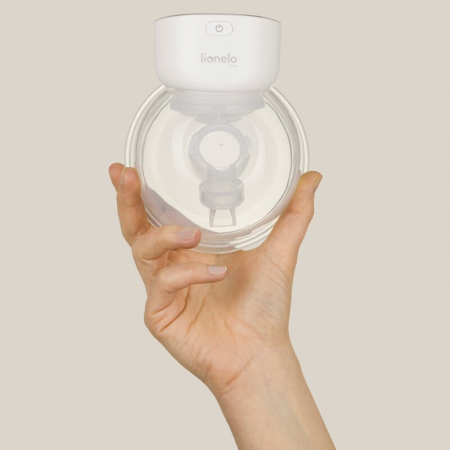 Pompa de san, Lionelo, Fidi Free Simple, Portabila, Cu accesorii, Hands-free, 9 functii de masaj, Functie de pauza, Capacitate 180 ml, Alb [9]