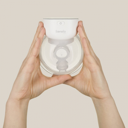 Pompa de san, Lionelo, Fidi Free Simple, Portabila, Cu accesorii, Hands-free, 9 functii de masaj, Functie de pauza, Capacitate 180 ml, Alb [11]