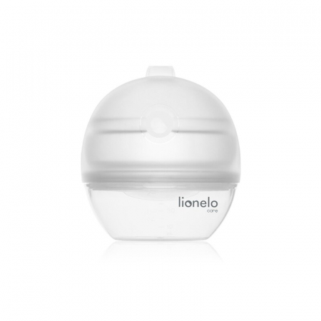 Pentru Mama - Pompa de san si colector de lapte, Lionelo, Milky 2 in 1, Volum 60 ml, Forma anatomica, Compataibila cu utilizarea cu sutien, Fara bisfenol A, Portabila, Alb