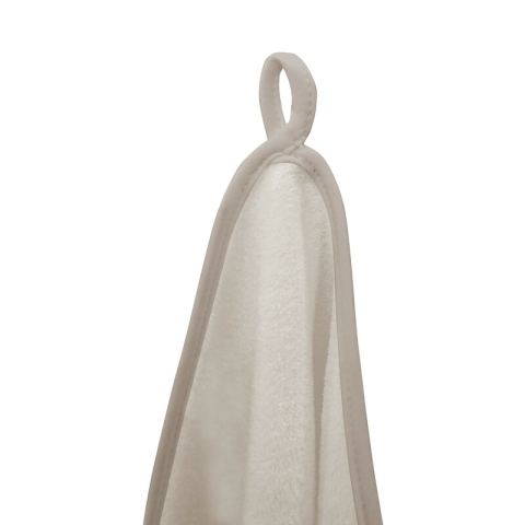 Prosopel copii, Qmini, Dimensiune 40x40cm, Din tricot termo-terry din bambus, Materiale certificate Oeko Tex Standard 100, Beige [2]