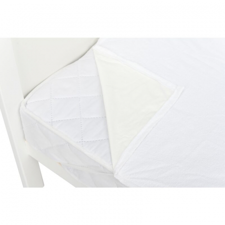 Protectie impermeabila, Qmini, Pentru patuturi 160x80 cm, Alb [5]