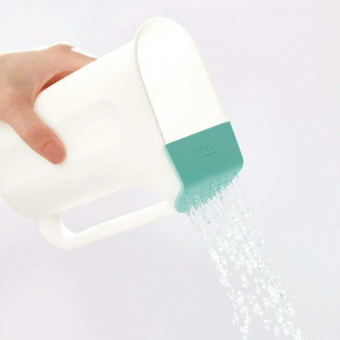 Recipient de clatire, Fridababy, Control The Flow Rinser, 2 moduri de turnare, Protectie ochi si urechi, Maner ergonomic, Compatibila cu masina de spalat vase, Alb [2]