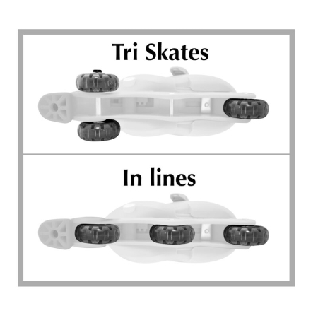 Role, Stamp, Disney, De la incepator la avansat, Cu 3 roti, Ajustabile, Inchidere prin velcro, Cu frana, Marime 27-30, Princess [3]