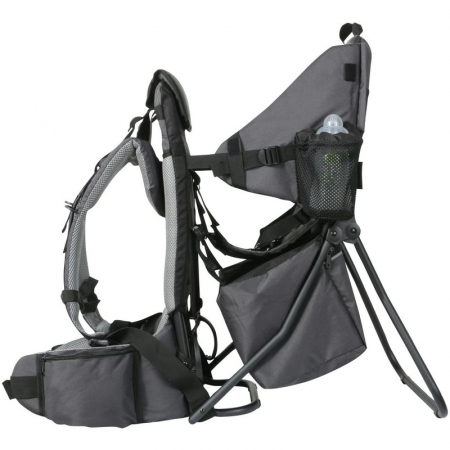 Rucsac pentru transportul copiilor, FreeON, Mount, Cu acoperis, Cu multiple compartimente, 87.5 x 38 x 77 cm, Conform cu standardul european de securitate EN 13209-1:2022, Grey [19]