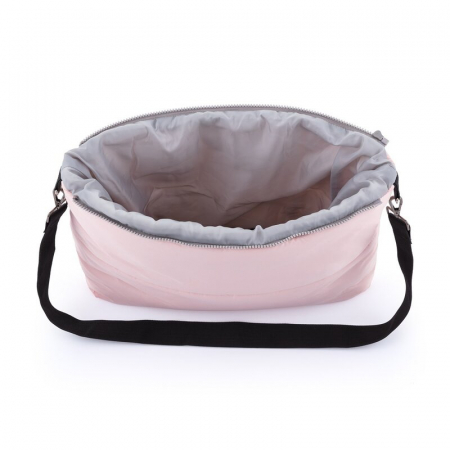 Sac de iarna, Feedo, Multifunctional, Poate fi utilizat ca geanta prin desfacerea fermoarului, Atasabil la carucior, Lana, 110 cm, 0-3 ani, Roz [3]