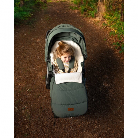 Sac de iarna, Jane, Dart, Pentru carucior, Universal, 13 x 45 x 93 cm, Material exterior hidrofug, Botanic [1]