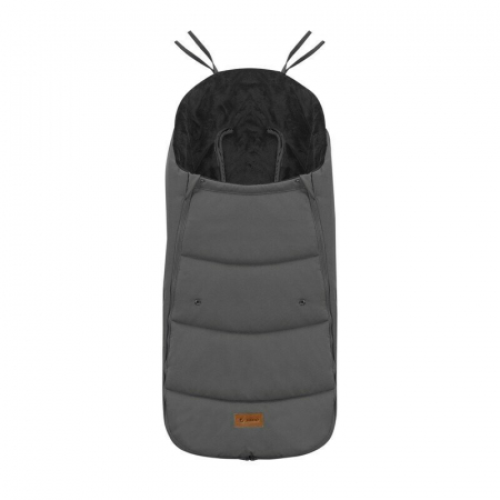 Transport si Relaxare - Sac de iarna, Jane, Dart, Pentru carucior, Universal, 13 x 45 x 93 cm, Material exterior hidrofug, Coal