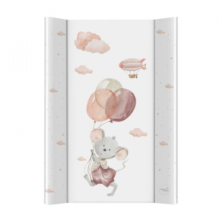 Mobilier si Lenjerie - Saltea de infasat, Ceba Baby, Basic, 50x70 cm, Atasabila la patut, Fara BPA, 0 luni+, Mouse