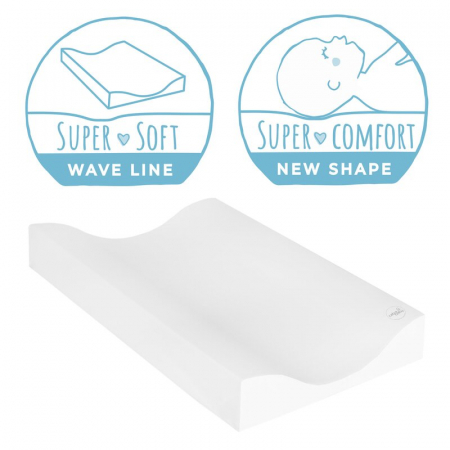 Saltea de infasat, Ceba Baby, Cosy, Moale, 50 x 70 cm, 0-12 luni, Lolly Polly Lama [3]