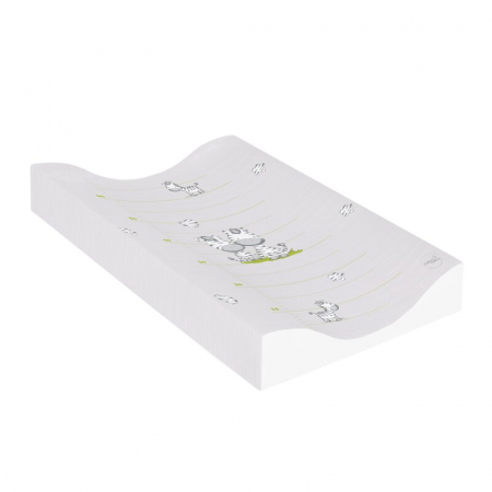 Saltea de infasat, Ceba Baby, Cosy, Moale, Cu taliometru, 50 x 70 cm, 0-12 luni, Grey Zebra [1]