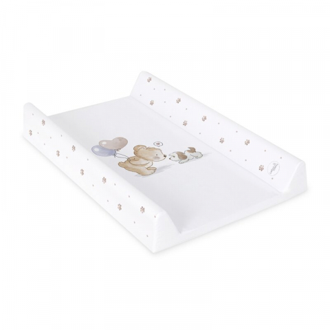 Saltea de infasat, Ceba Baby, Cu Intaritura, Pentru comode, masute de infasat si patuturi, 50x70 cm, Fara BPA, Certificata Oeko-Tex Standard 100, 0 luni+, Ultra Light Friends Forever [1]