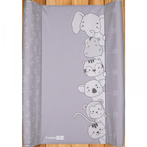 Saltea de infasat, FreeON, cu taliometru, Soft, 70 x 50 cm, Animals [1]