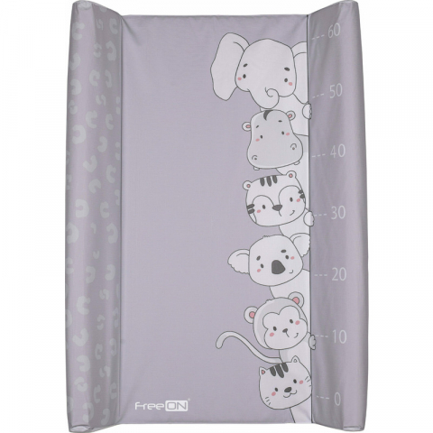 Mobilier si Lenjerie - Saltea de infasat, FreeON, cu taliometru, Soft, 70 x 50 cm, Animals