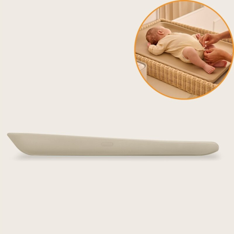 Saltea de infasat, Lionelo, Megs, Moale, Utilizabil si fara husa, Impermeabila, Design ergonomic, 70x49 cm, Fara BPA, Conform cu standardul de securitate EN71-3, 0 luni+, Bej [3]
