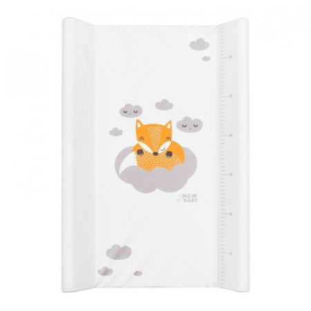 Mobilier si Lenjerie - Saltea de infasat, New Baby, 50x70, Atasabila la patut, Cu taliometru, Fara substante nocive, 0 luni+, Fox